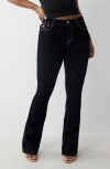 TRUE RELIGION TRUE RELIGION BECCA FLAP POCKET BOOTCUT JEANS