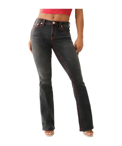 True Religion Becca Lurex Big T Bootcut Jean In Black