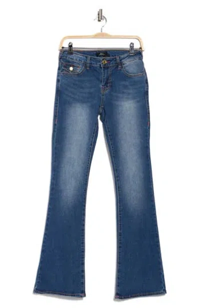 True Religion Becca Mid Rise Bootcut Jeans In Blue
