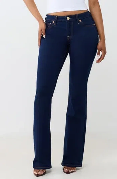True Religion Becca Mid Rise Bootcut Jeans In Blue