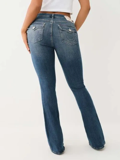 True Religion Becca Mid Rise Flap Bootcut Jean