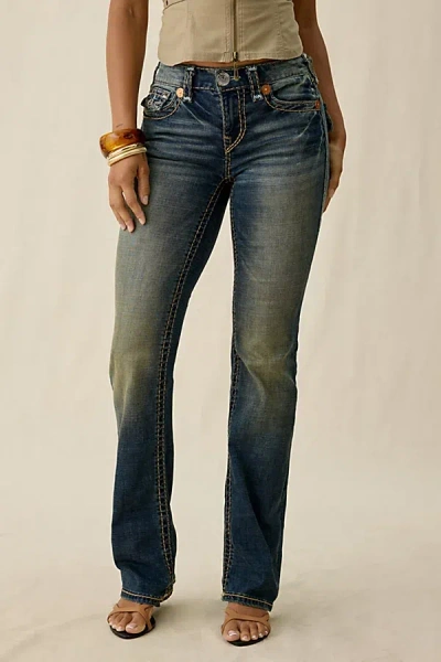 True Religion Becca Sundown Blue Super T Mid-rise Bootcut Jeans In Sundown Blue, Women's At Urban Ou