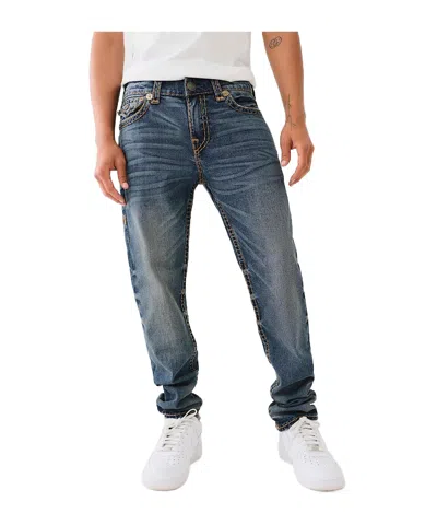 True Religion Belt-loop Jeans In Blue