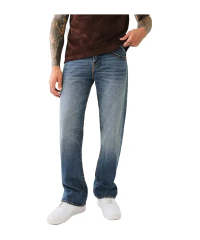 True Religion Belt-loop Jeans In Washed Blue