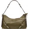 True Religion Belted Chain Strap Shoulder Bag In Green