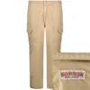 True Religion Big T Cargo Trousers Beige In Brown