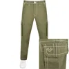 True Religion Big T Cargo Trousers Green In Green