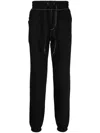 True Religion Big T Contrast-stitch Track Pants In Black