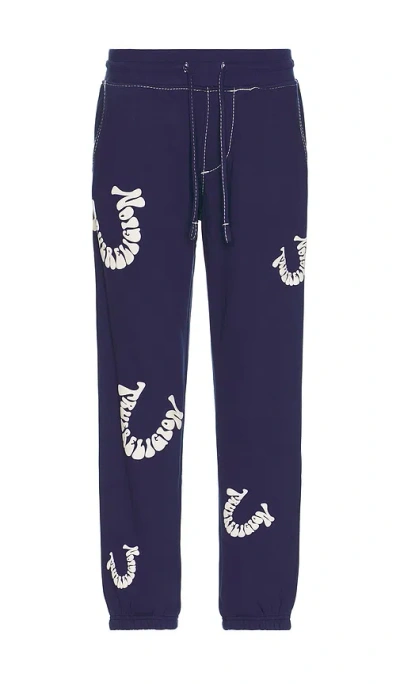 True Religion Big T Puff Standard Jogger In Blue