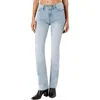 True Religion Billie Womens Denim Straight Leg Jeans In Blue