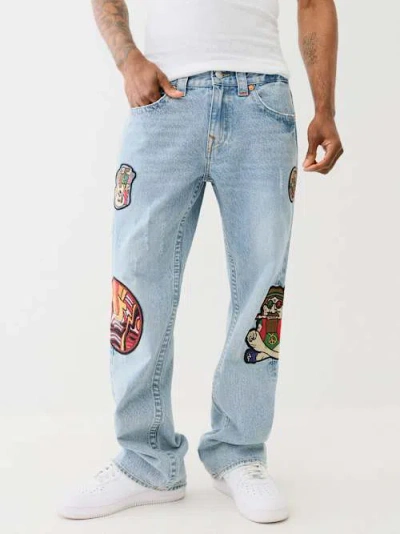 True Religion Billy Distressed Patch Bootcut Jean