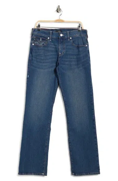 True Religion Billy Flap Pocket Relaxed Bootcut Jeans In Blue