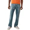 True Religion Billy Flap Relaxed Bootcut Jeans In Blue
