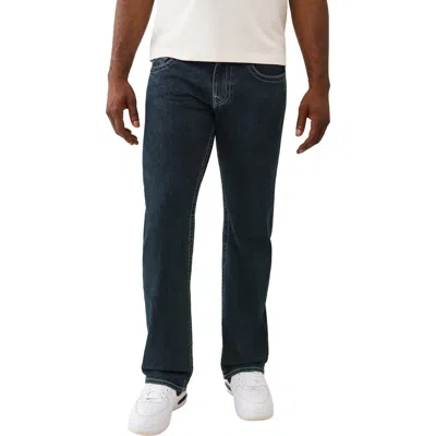 True Religion Billy Flap Relaxed Bootcut Jeans In Blue