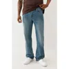 True Religion Billy Flap Relaxed Bootcut Jeans In Brown