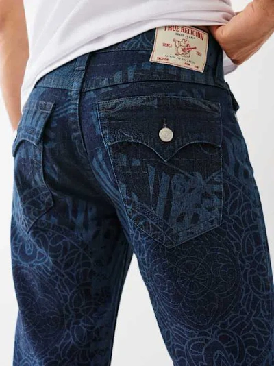 True Religion Billy Printed Stacked Bootcut Jean