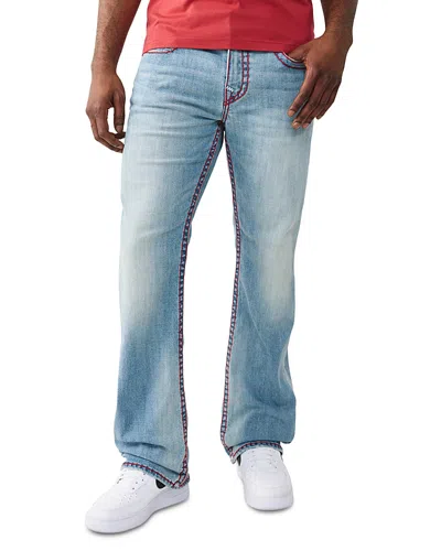 True Religion Billy Super Bootcut Fit Jeans In Party Pulse In Blue