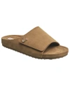 True Religion Billy Velcro Strap Sandal In Taupe