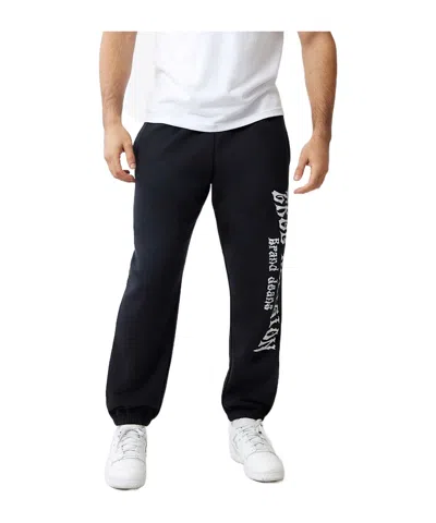 True Religion Blazing Logo Jogger In Blue