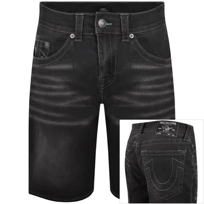 True Religion Bobby Denim Shorts Black Wash