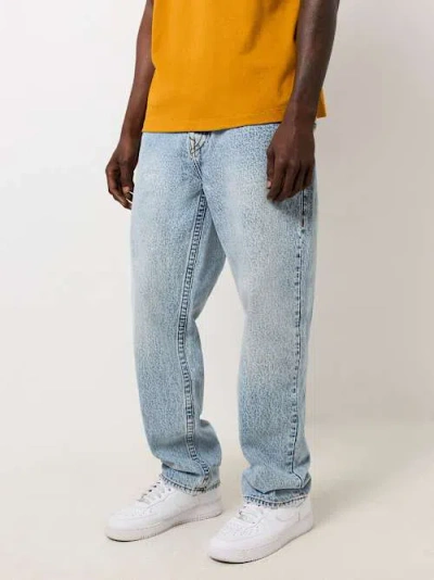 True Religion Bobby Flap Baggy Jean In Blue