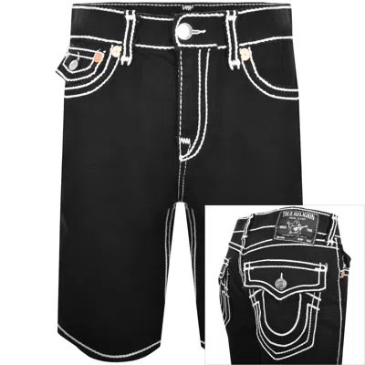 True Religion Bobby Rope Stitch Shorts Black