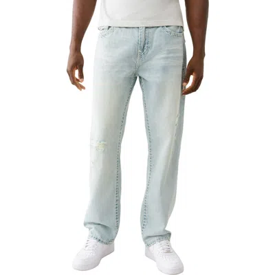 True Religion Bobby Super-t Flap Baggy Jeans In Blue