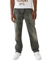 True Religion Bobby Super T Flap Baggy Jeans In Vintage Haul Gray In Gray