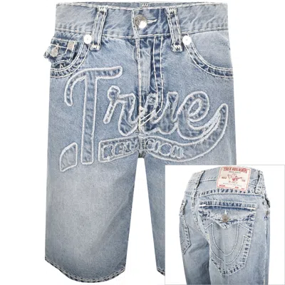 True Religion Bobby Super T Flap Shorts Blue