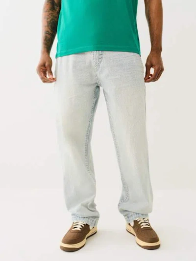 True Religion Bobby Workwear Super T Baggy Jean 32 In Neutral