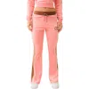 True Religion Bootcut Track Pants In Burnt Coral/carob Brown