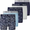 True Religion Kids'  Boxer Briefs Pack Of 5 In Blue