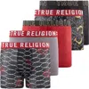 True Religion Kids'  Boxer Briefs Pack Of 5 In Brown