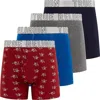 True Religion Boxer Briefs Stretch Underwear Pack Of 4 In Red