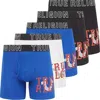 True Religion Boxer Briefs Stretch Underwear Pack Of 5 In Blue
