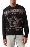 True Religion Men's Crewneck Regular-fit Sweater In Black