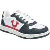 True Religion Boy's Arthur Court Sneaker In White/red