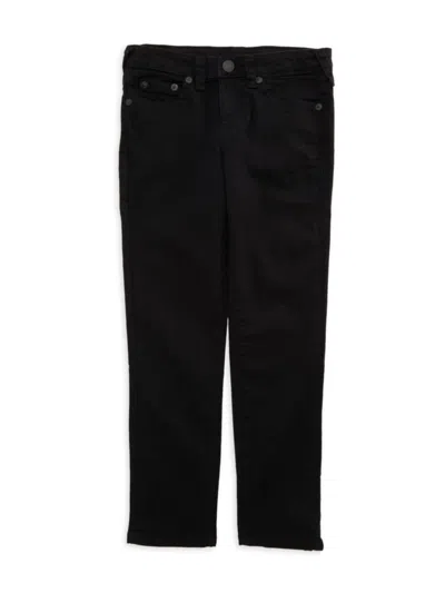 True Religion Kids' Boy's Geno Slim Fit Jeans In Black