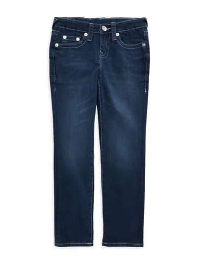 True Religion Kids' Boy's Geno Slim Fit Jeans In Dark Wash
