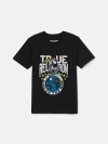 True Religion Boys Above The Rim T-shirt In Black