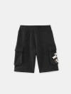 True Religion Boys Cargo Short In Black