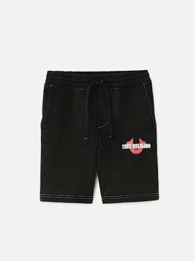 True Religion Boys Contrast Logo Sweat Short