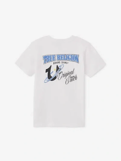 True Religion Boys Global Horseshoe T-shirt In White
