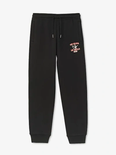 True Religion Boys Logo Jogger In Black