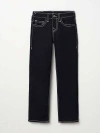 True Religion Boys Ricky Big T Stitch Pant In Black