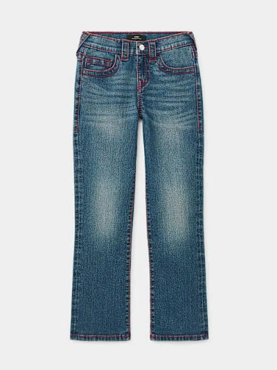True Religion Boys Ricky Big T Straight Jean In Blue