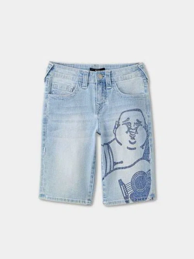 True Religion Boys Ricky Buddha Short In Blue
