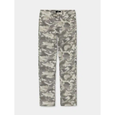 True Religion Boys Ricky Camo Twill Pant In Gray