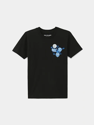 True Religion Boys Road Tour T-shirt In Black