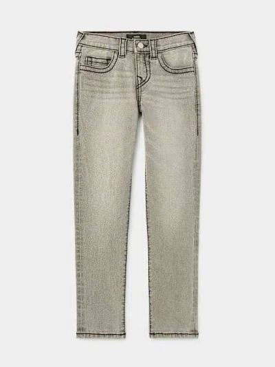 True Religion Boys Rocco Big T Skinny Jean In Gray